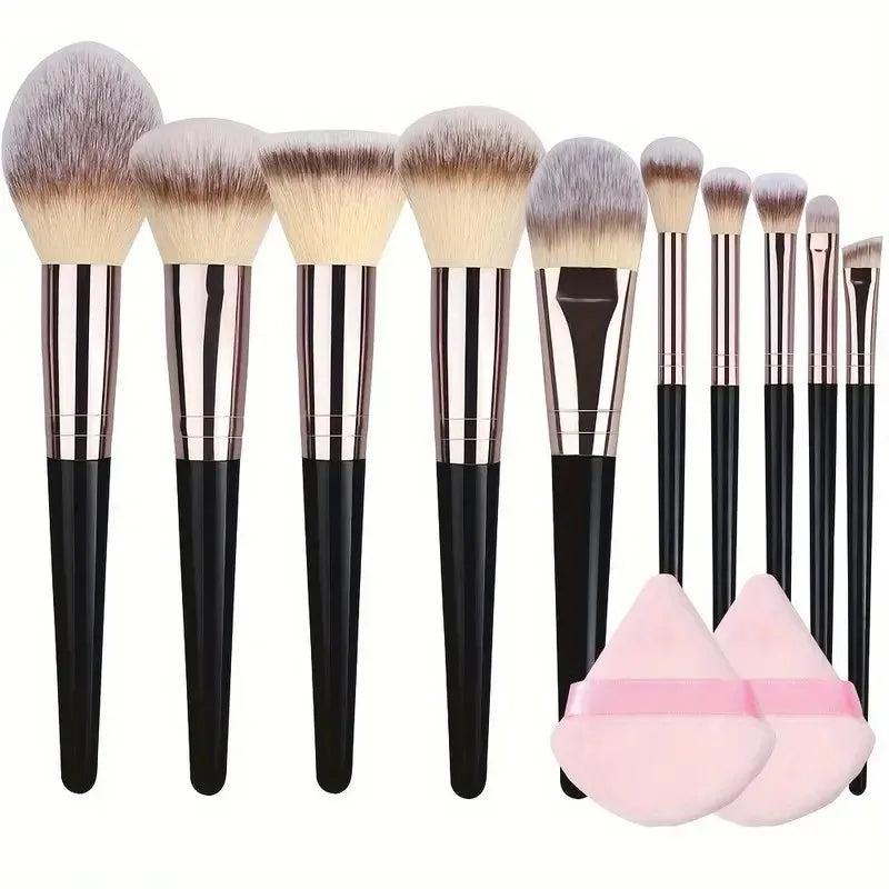 3-20PCS Professional Makeup Brush Set Soft Fluffy Kabuki