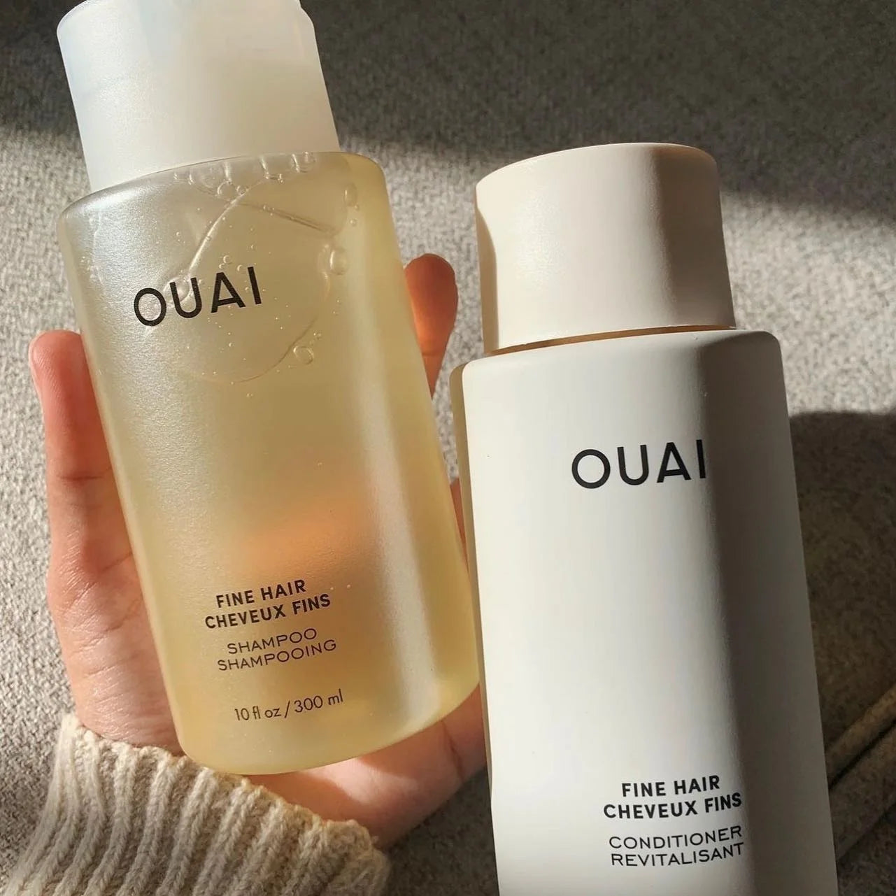 OUAI Fine Hair Shampoo & Conditioner 300ml