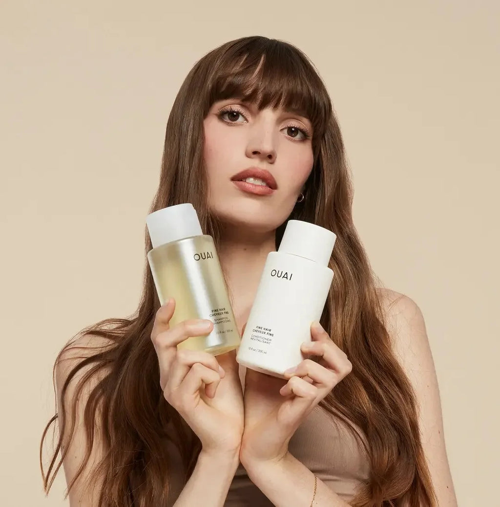OUAI Fine Hair Shampoo & Conditioner 300ml