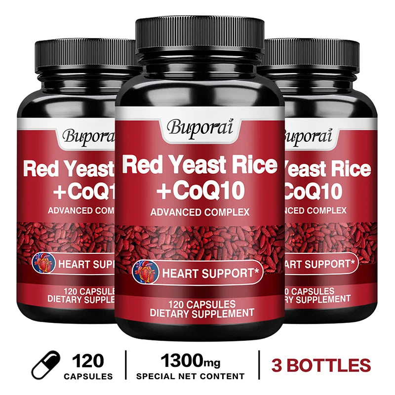 Red Yeast Rice + CoQ10 – Heart, Skin & Brain Support