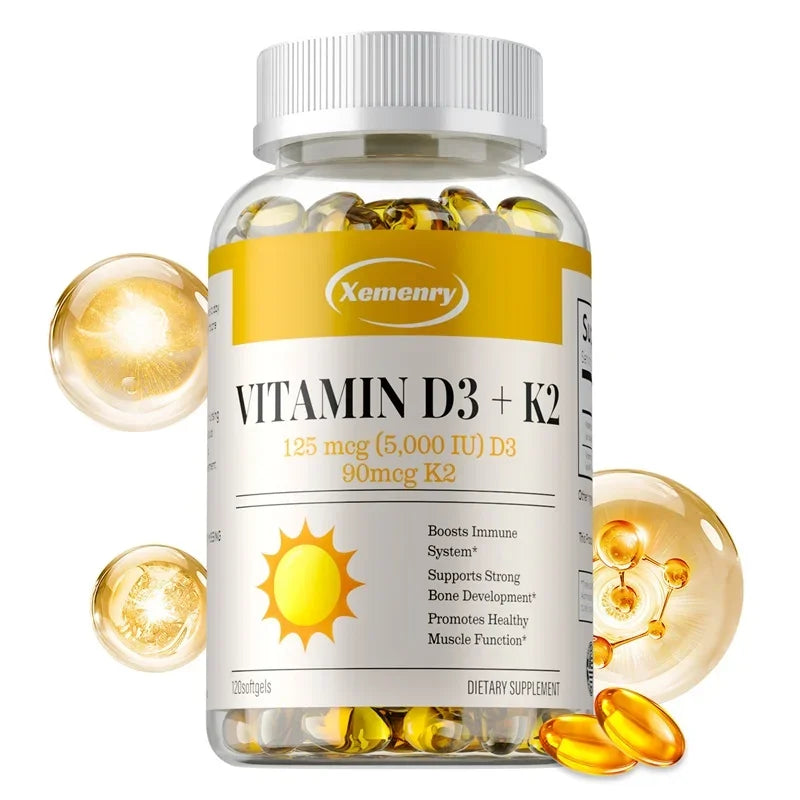Vitamin D3 K2 Immunity Joint Heart Bone Sleep Support