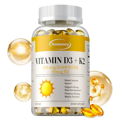 Vitamin D3 K2 Immunity Joint Heart Bone Sleep Support