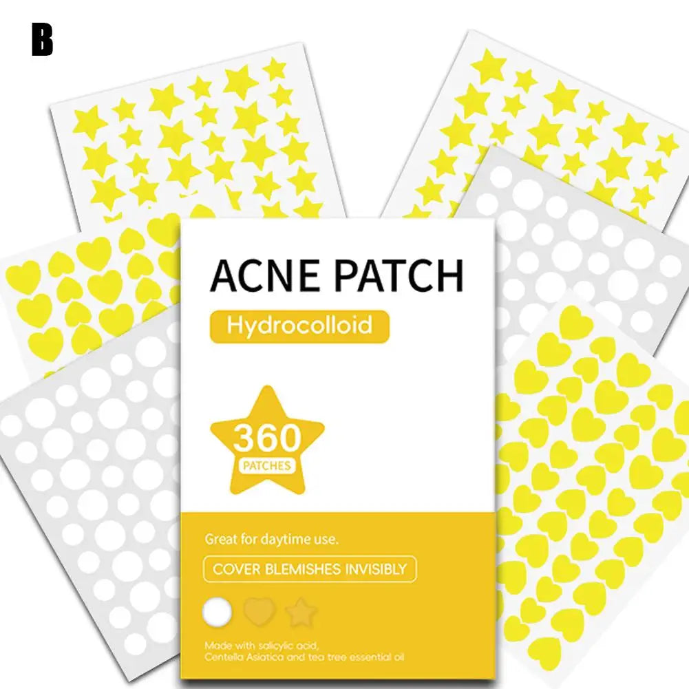 360 Invisible Acne Patches – Hydrocolloid Spot Treatment