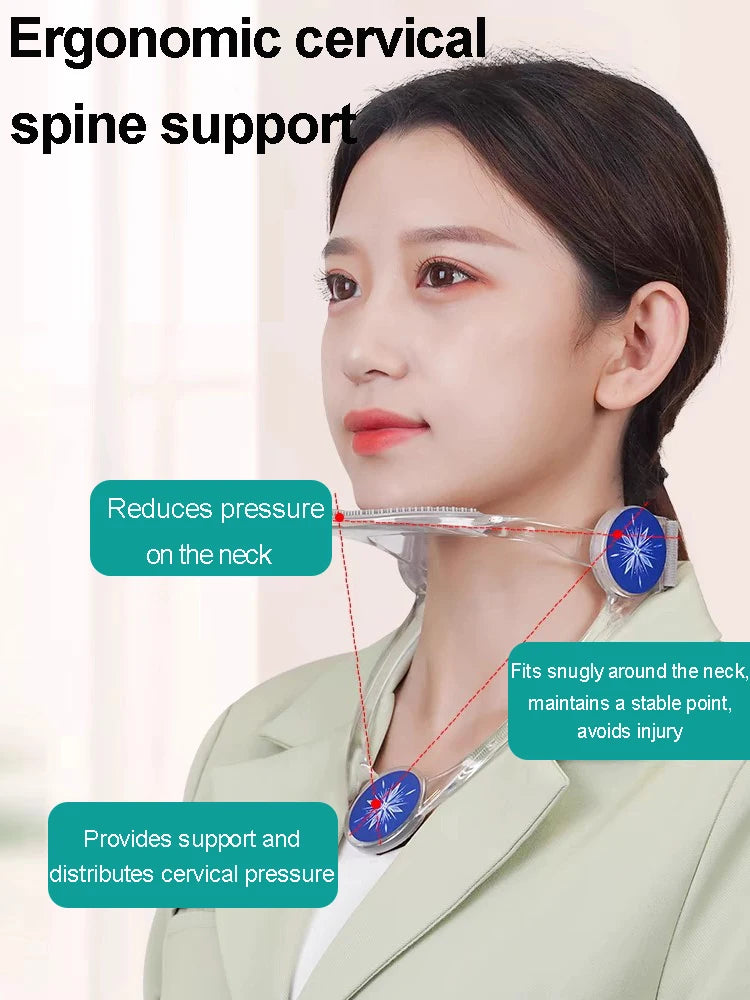 Adjustable Neck Stretcher Cervical Traction Pain Relief Posture Corrector