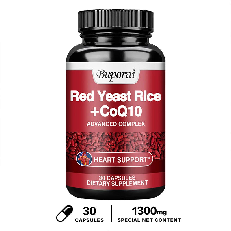 Red Yeast Rice + CoQ10 – Heart, Skin & Brain Support