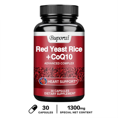 Red Yeast Rice + CoQ10 – Heart, Skin & Brain Support