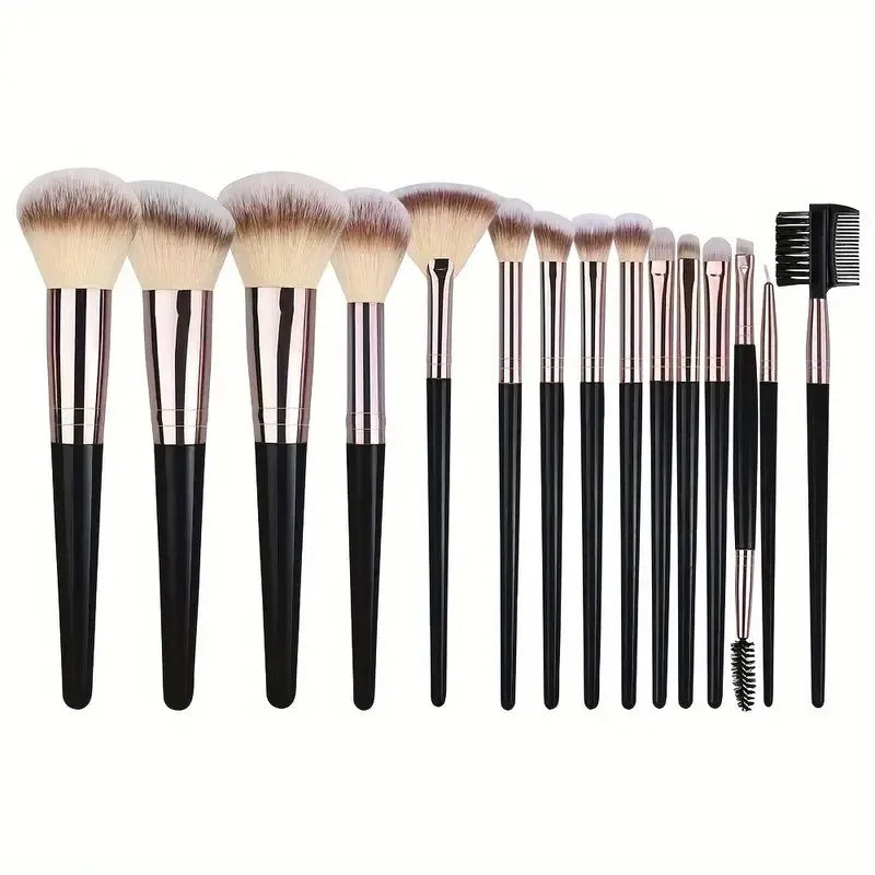 3-20PCS Professional Makeup Brush Set Soft Fluffy Kabuki