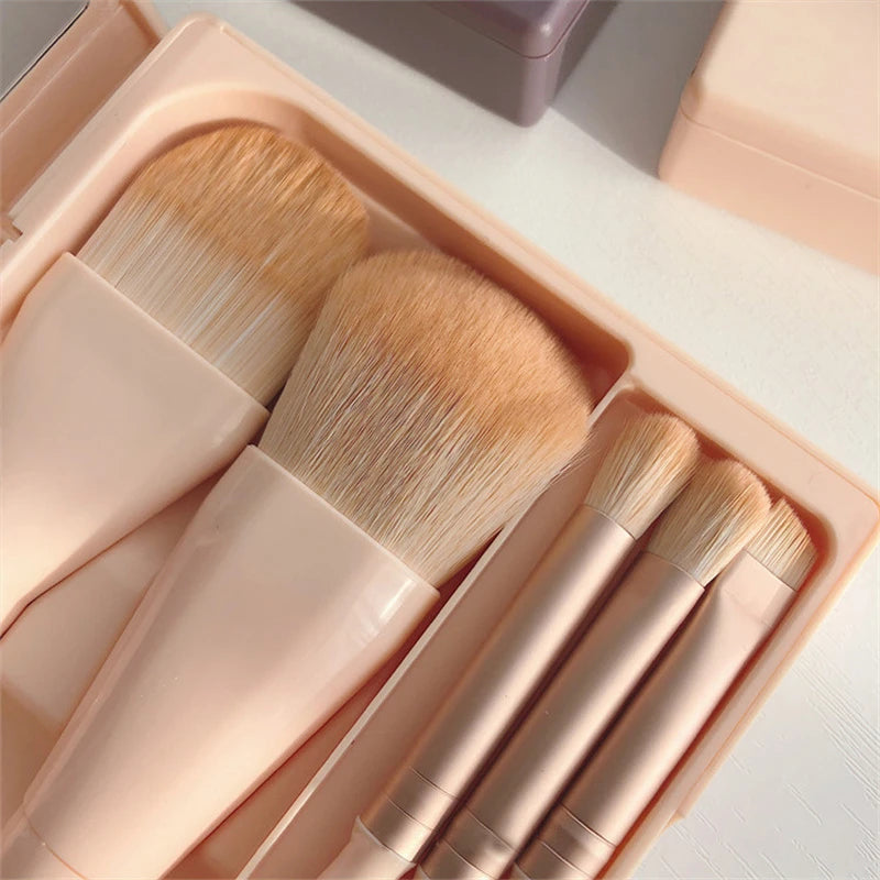 Makeup Brush Mini 5PCS Storage Case