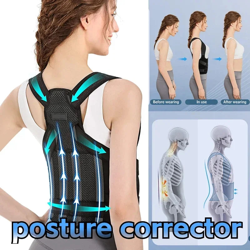 Adjustable Posture Corrector Brace – Men & Women