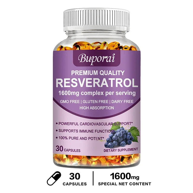 Resveratrol – Natural Antioxidant for Heart & Health