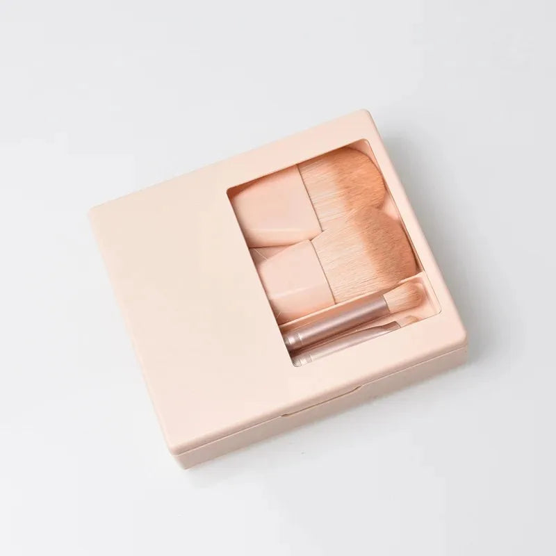 Makeup Brush Mini 5PCS Storage Case