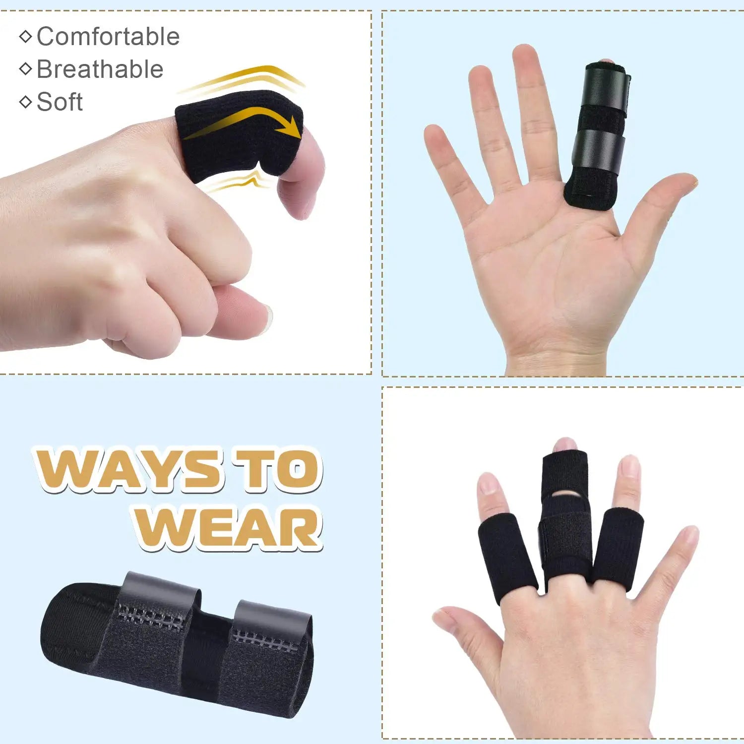 Adjustable Trigger Finger Splint – Pain Relief Brace