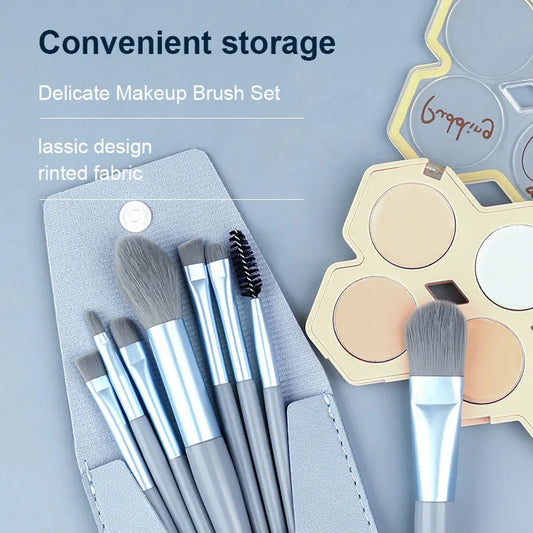 Makeup Brushes 8Pcs Set Travel Makeup Brush K