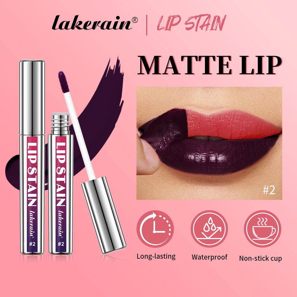 Long-Lasting Waterproof Lip Stain – Pink