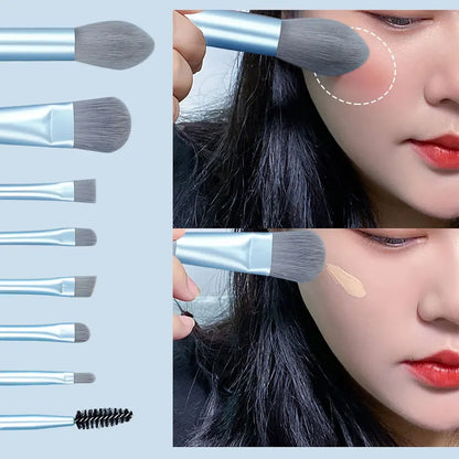 Makeup Brushes 8Pcs Set Travel Makeup Brush K
