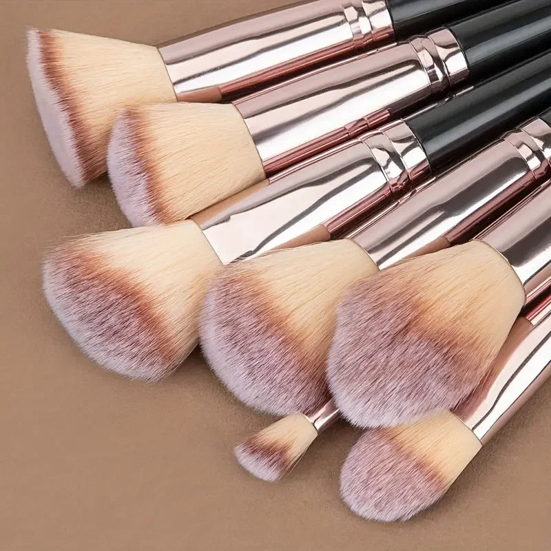 3-20PCS Professional Makeup Brush Set Soft Fluffy Kabuki