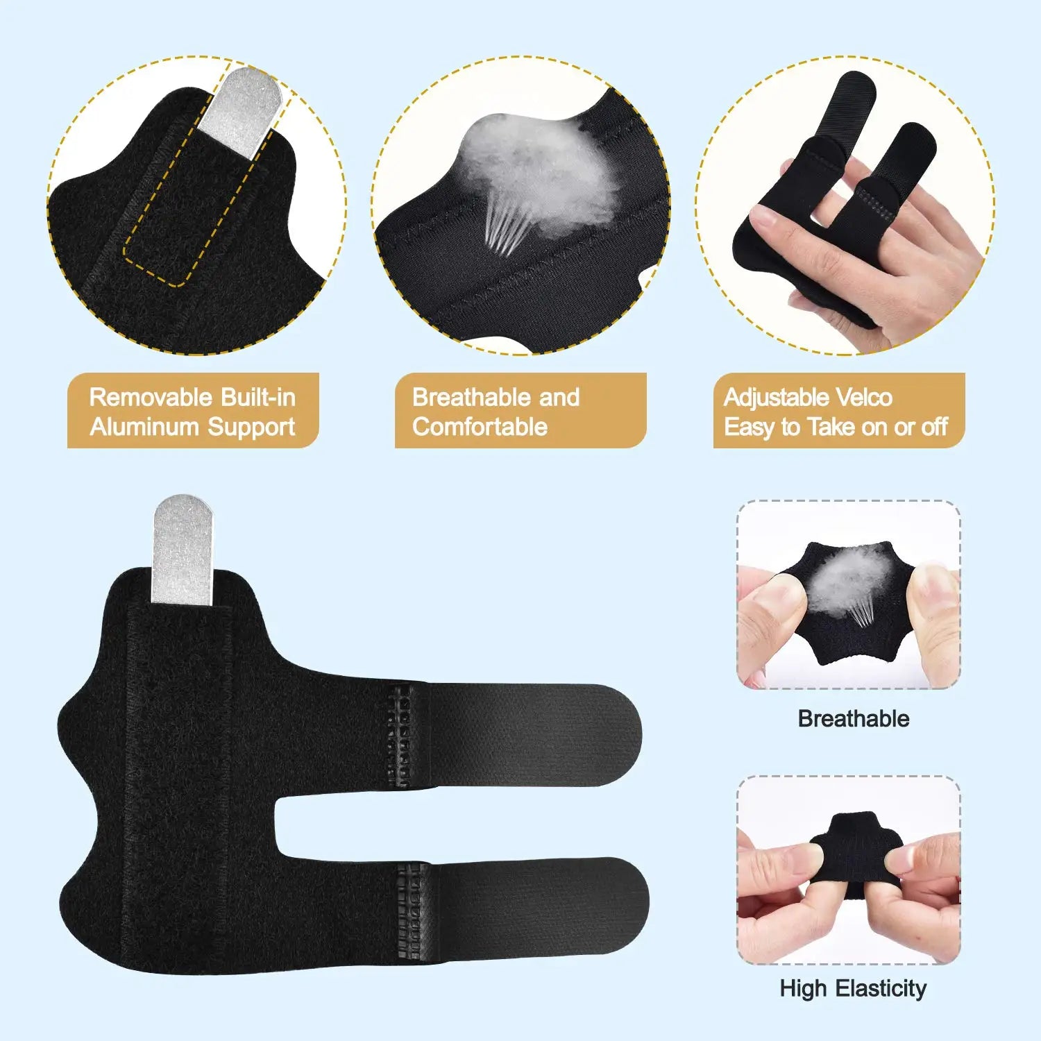 Adjustable Trigger Finger Splint – Pain Relief Brace