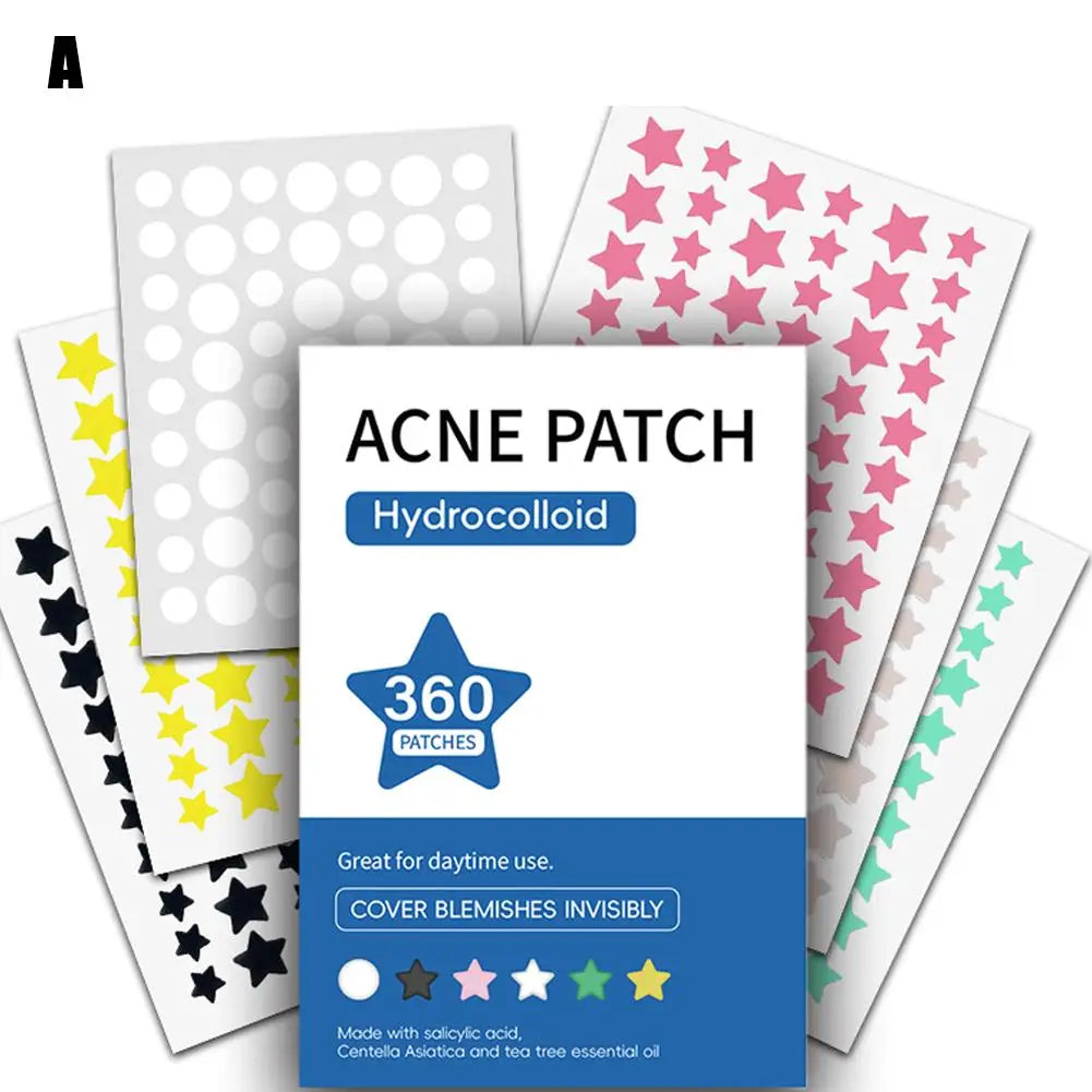 360 Invisible Acne Patches – Hydrocolloid Spot Treatment