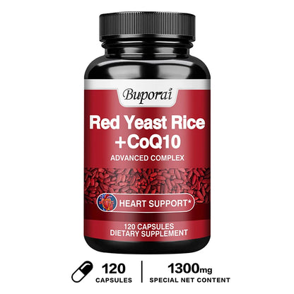 Red Yeast Rice + CoQ10 – Heart, Skin & Brain Support
