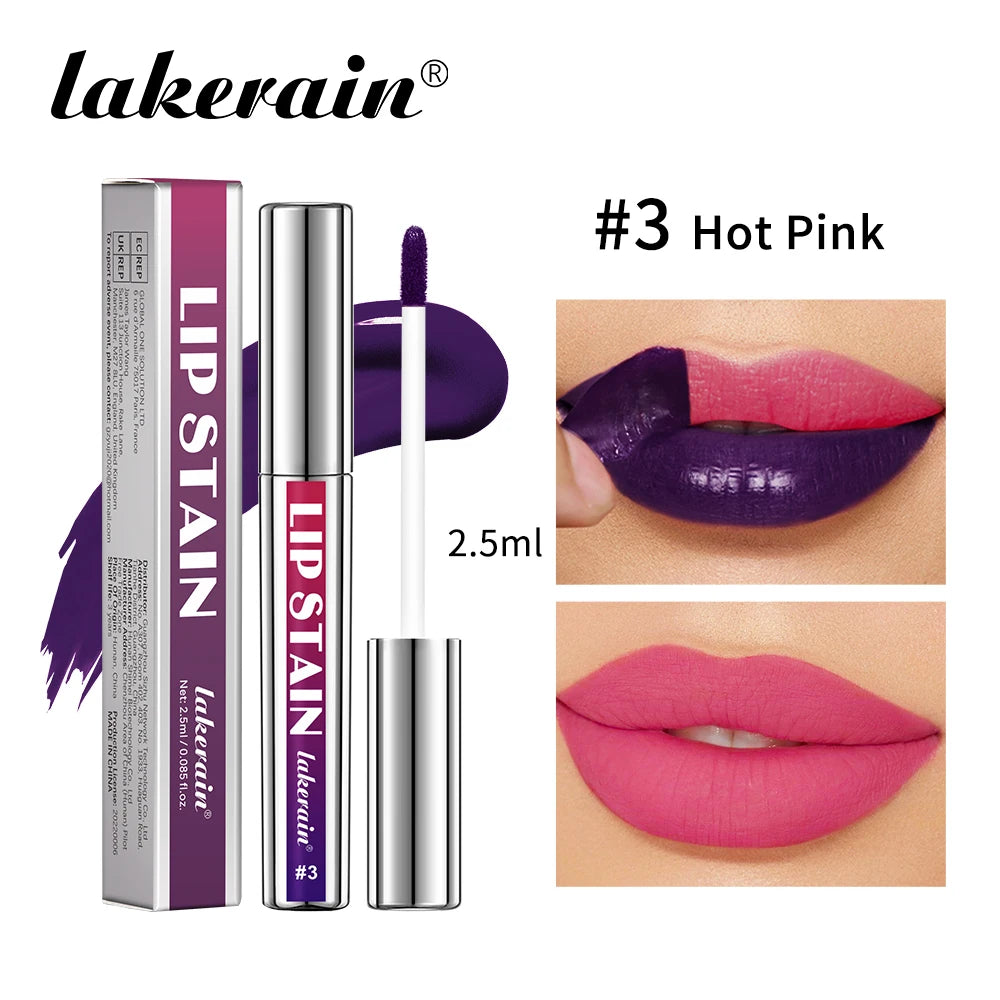 Long-Lasting Waterproof Lip Stain – Pink