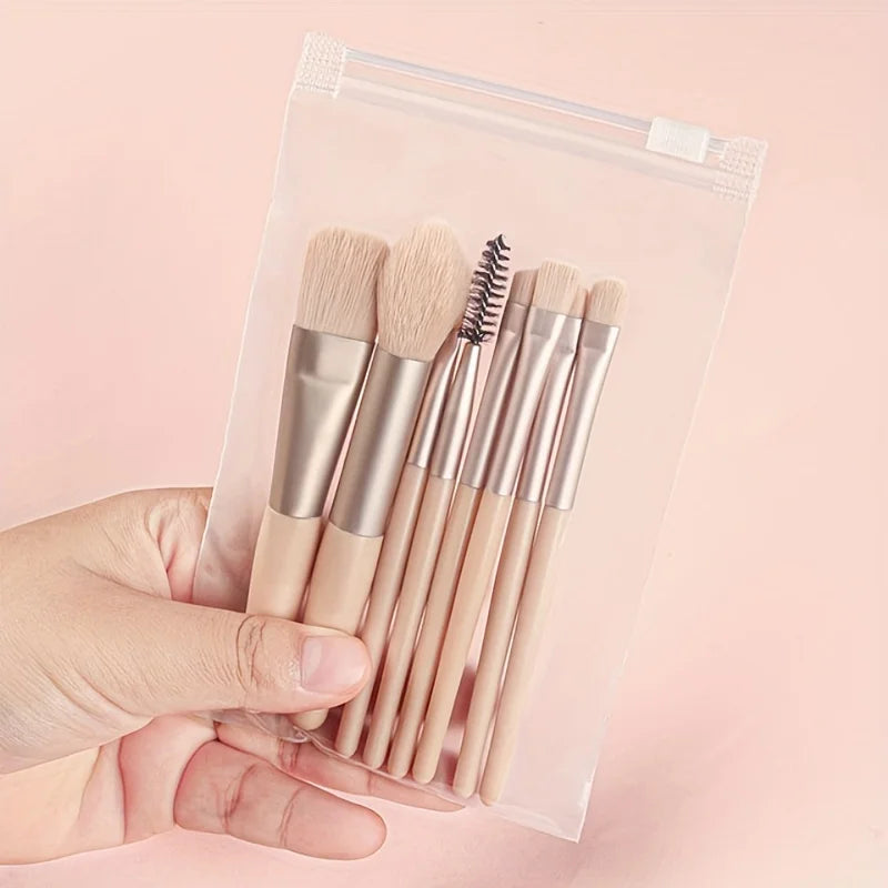 Makeup Brushes 8Pcs Set Travel Makeup Brush K