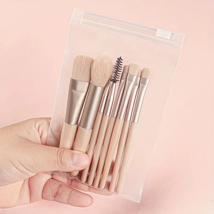 Makeup Brushes 8Pcs Set Travel Makeup Brush K