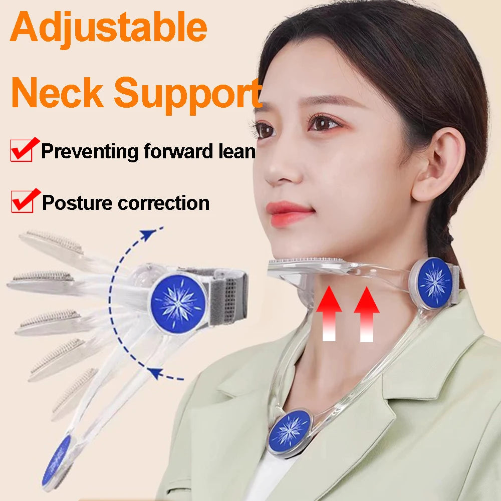 Adjustable Neck Stretcher Cervical Traction Pain Relief Posture Corrector