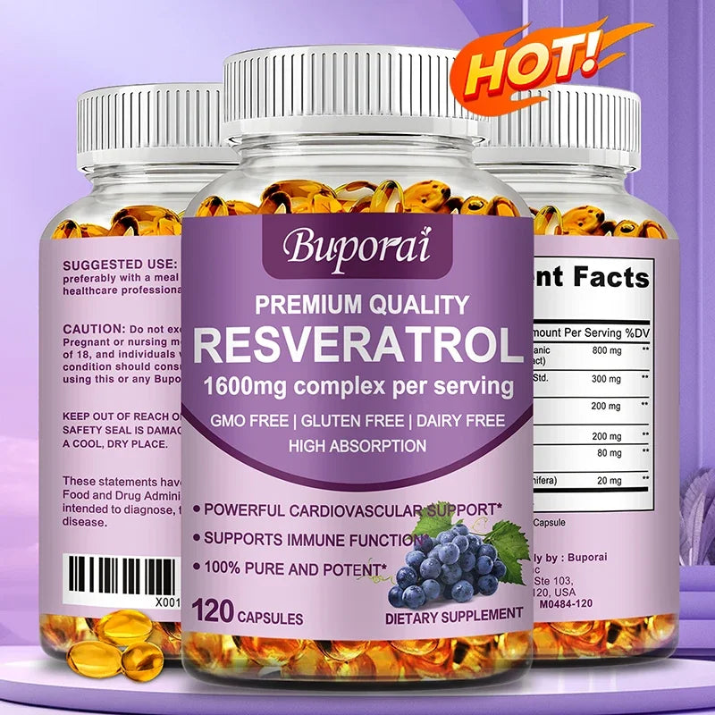 Resveratrol – Natural Antioxidant for Heart & Health
