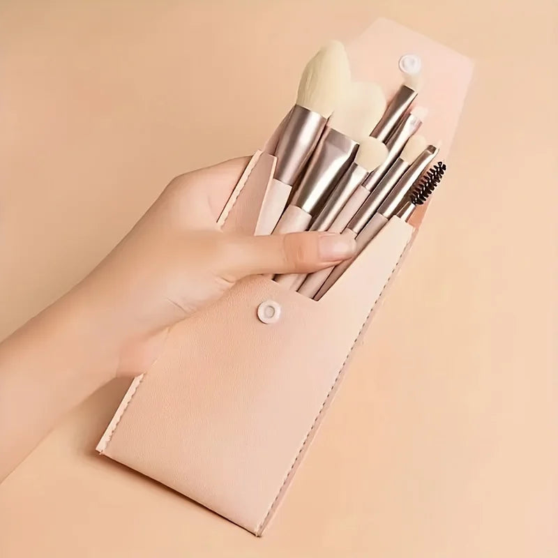 Makeup Brushes 8Pcs Set Travel Makeup Brush K