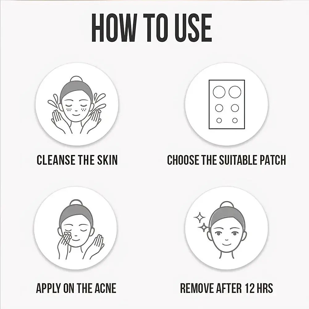 360 Invisible Acne Patches – Hydrocolloid Spot Treatment