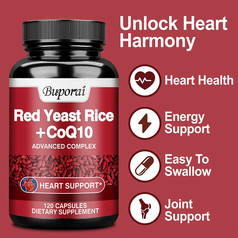 Red Yeast Rice + CoQ10 – Heart, Skin & Brain Support