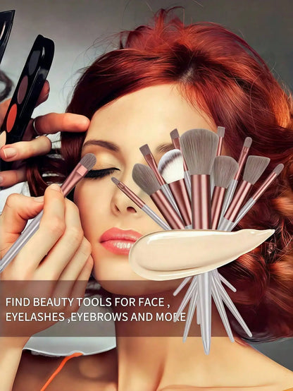 13 Soft and Fluffy Professional Makeup Brushes