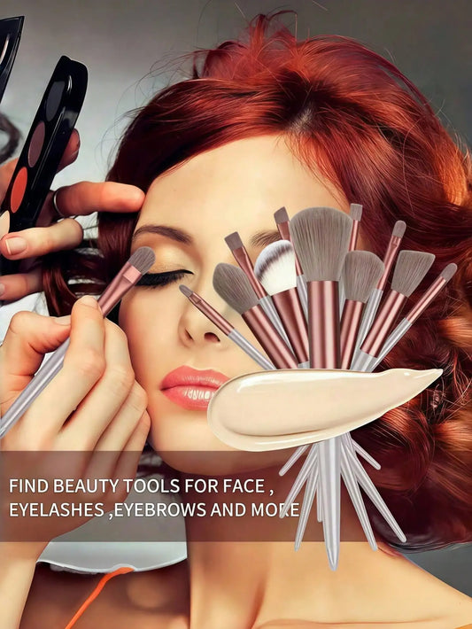 13 Soft and Fluffy Professional Makeup Brushes