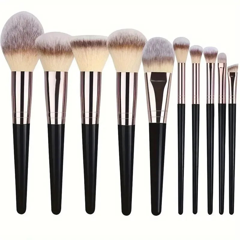 3-20PCS Professional Makeup Brush Set Soft Fluffy Kabuki