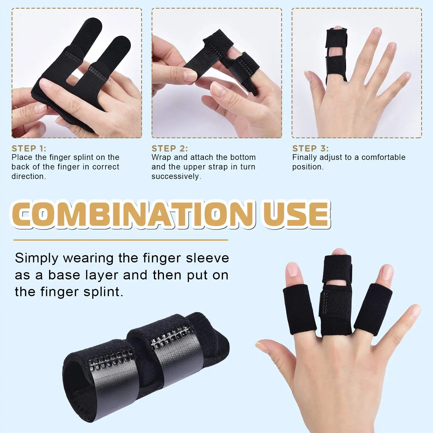 Adjustable Trigger Finger Splint – Pain Relief Brace