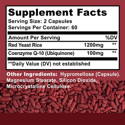 Red Yeast Rice + CoQ10 – Heart, Skin & Brain Support