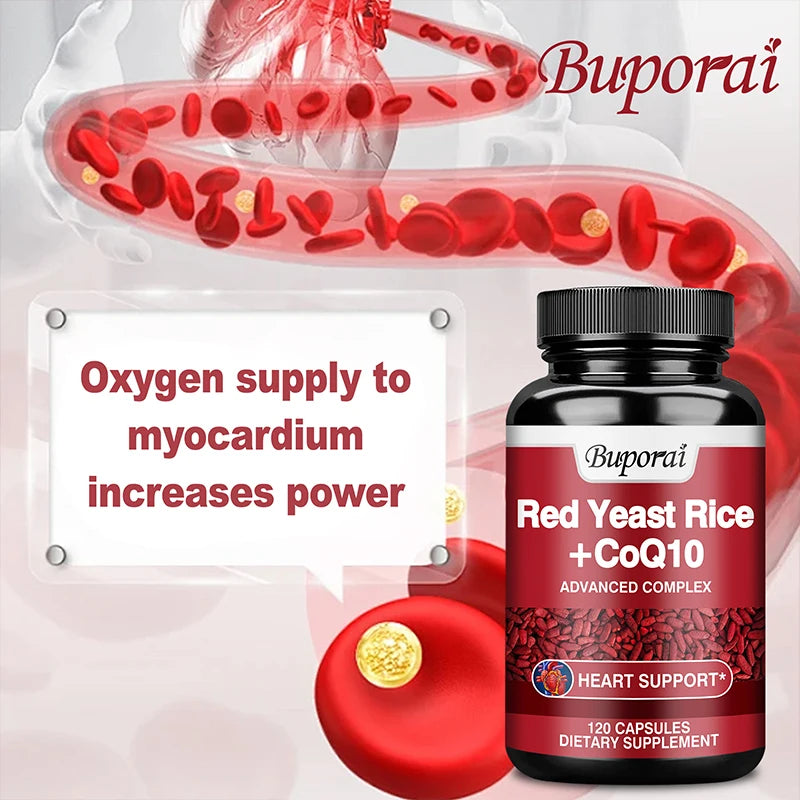 Red Yeast Rice + CoQ10 – Heart, Skin & Brain Support